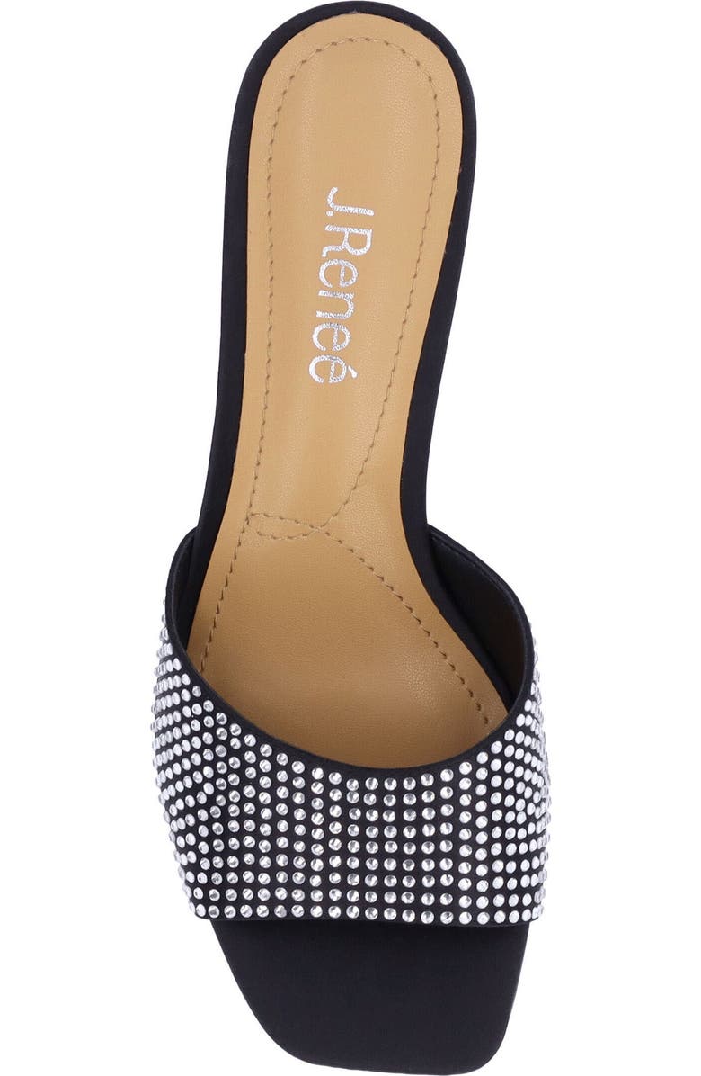 J. Reneé Coralie Wedge Slide Sandal, Alternate, color, Black