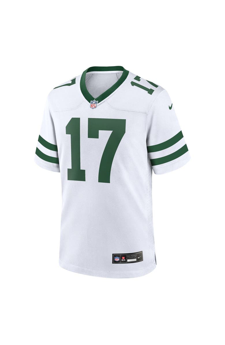 Nike Men's Nike Garrett Wilson White New York Jets Legacy Player Game Jersey, Alternate, color,