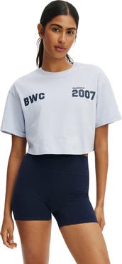 COTTON ON BODY Women's Active Cropped Graphic Active Tee