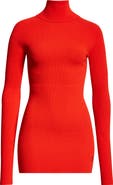 Proenza Schouler Fox Longline Logo Rib Turtleneck Top