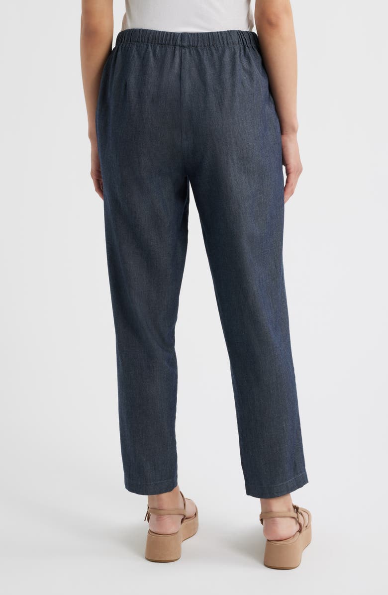 Eileen Fisher Tapered Ankle Drawstring Pants, Alternate, color, Denim