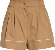 Moncler Piped Cotton & Nylon Shorts