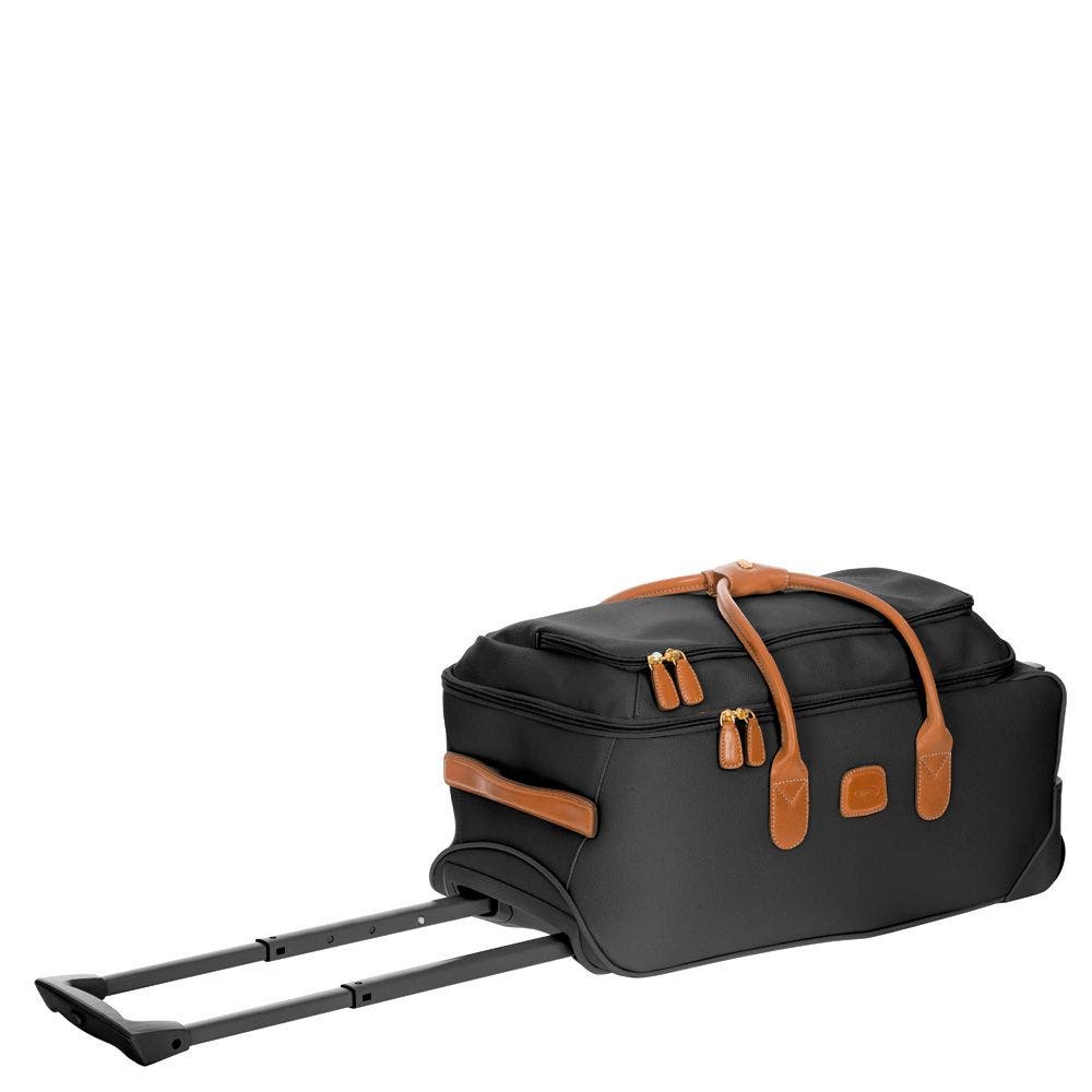 Bric
s Firenze 21" Carry-On Rolling Duffle, Alternate, color, Black