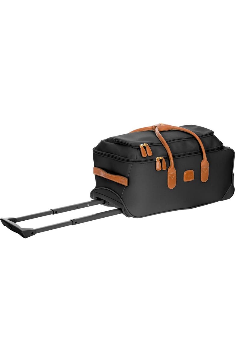 Bric's Firenze 21" Carry-On Rolling Duffle, Alternate, color, Black