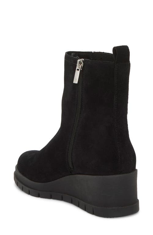 Lucky Brand Sondruh Platform Wedge Bootie In Black