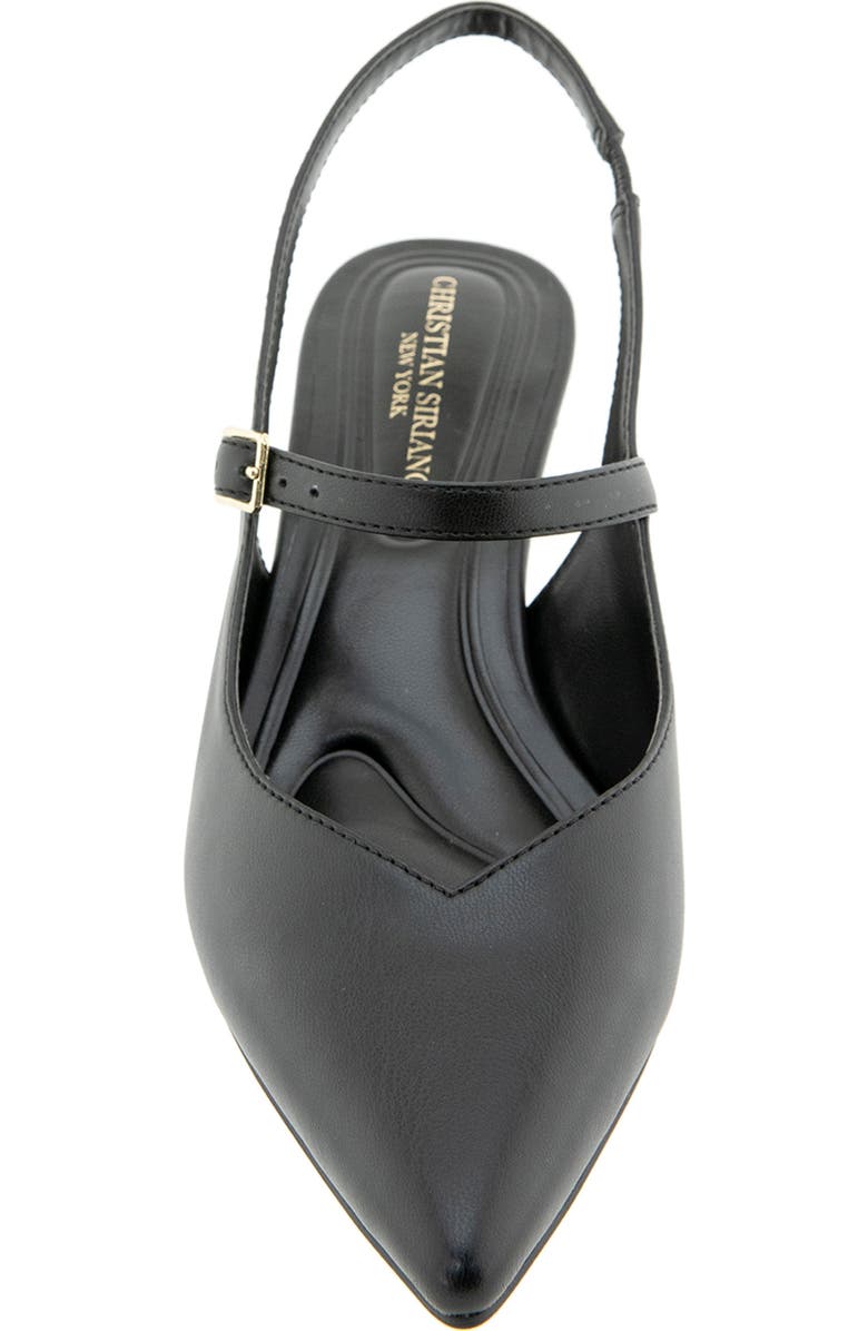 Christian Siriano Daray Slingback Pump, Alternate, color, Black Pu