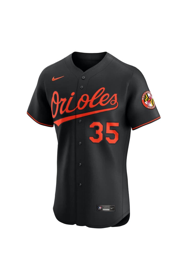 Men's Nike Adley Rutschman Black Baltimore Orioles Alternate Elite Jersey, Alternate, color, Black