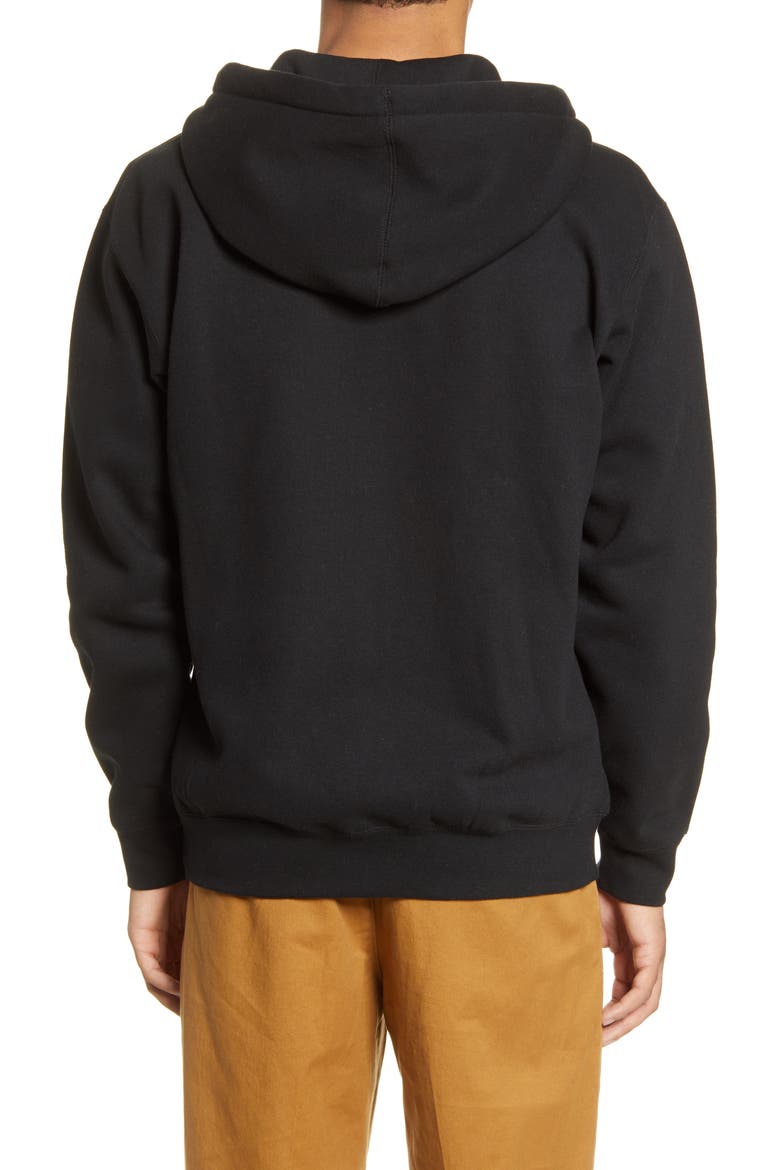 All Eyez II Zip Hoodie, Alternate, color, BLACK