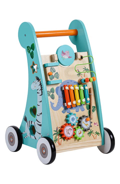 Preschool Play Lab Wooden Walker & Activity Station