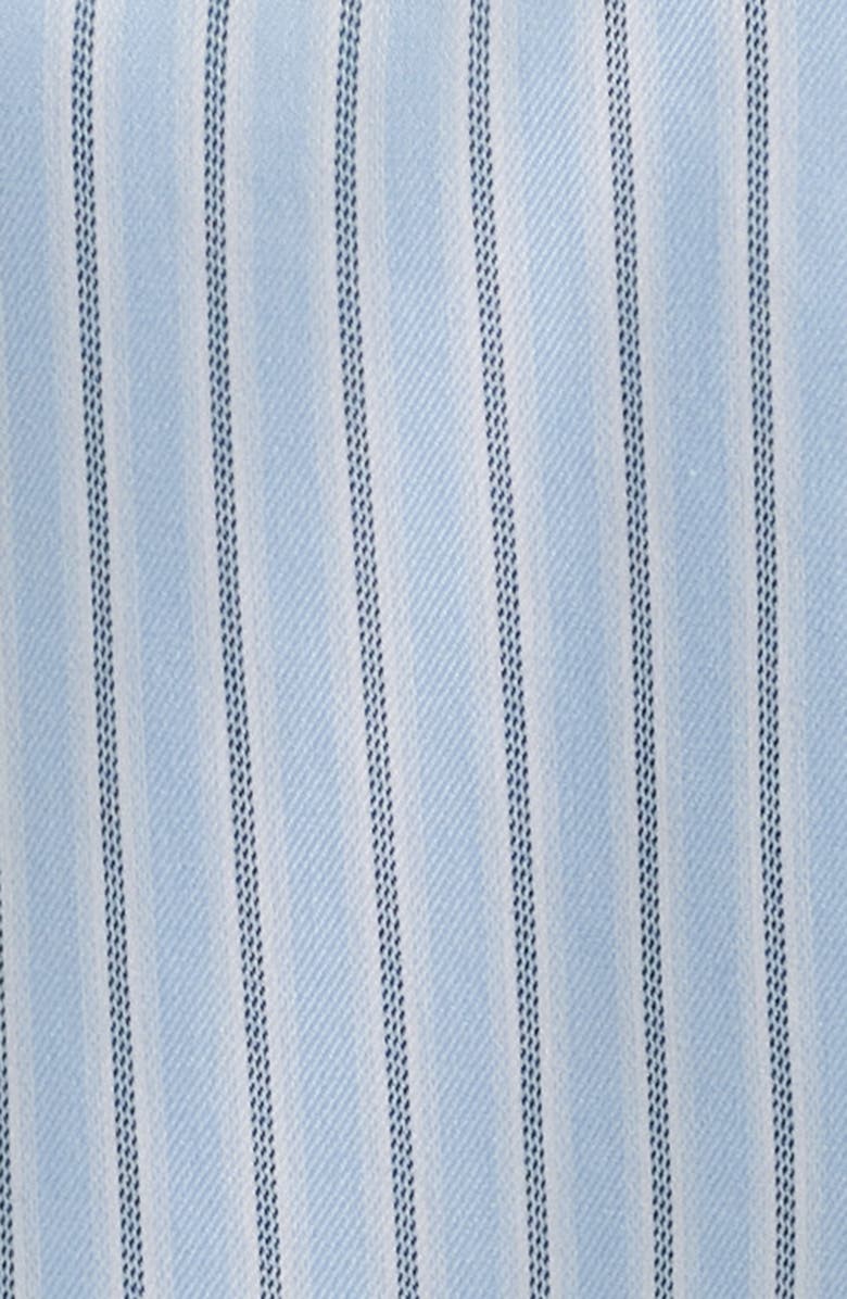 Nordstrom Trim Fit Stripe Premium Performance Dress Shirt, Alternate, color, Blue Harbor Stripe