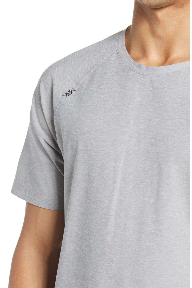 Reign Performance T-Shirt, Alternate, color, LIGHT GREY HEATHER