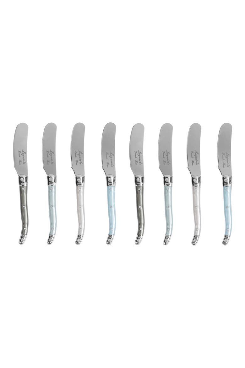 8-Piece Spreader Knife Set, Main, color, PEARLIZED MULTICOLOR