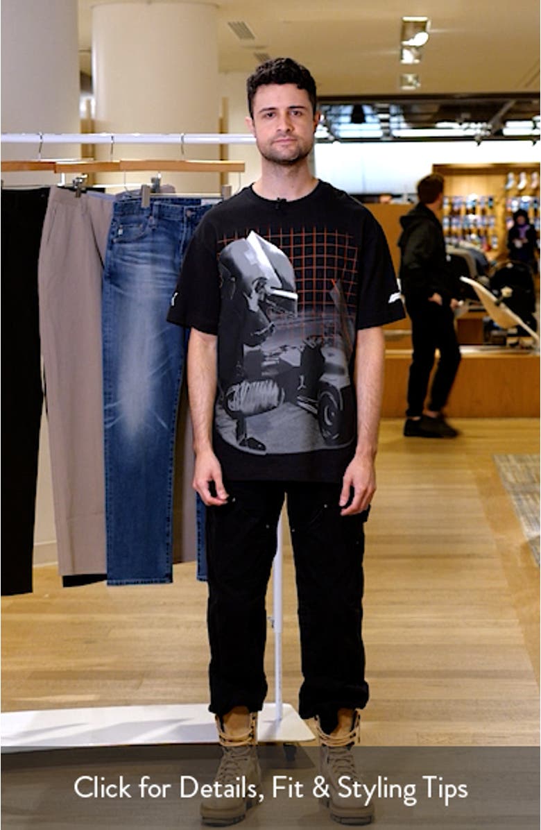 F1 Driver Cotton Graphic T-Shirt, sales video thumbnail