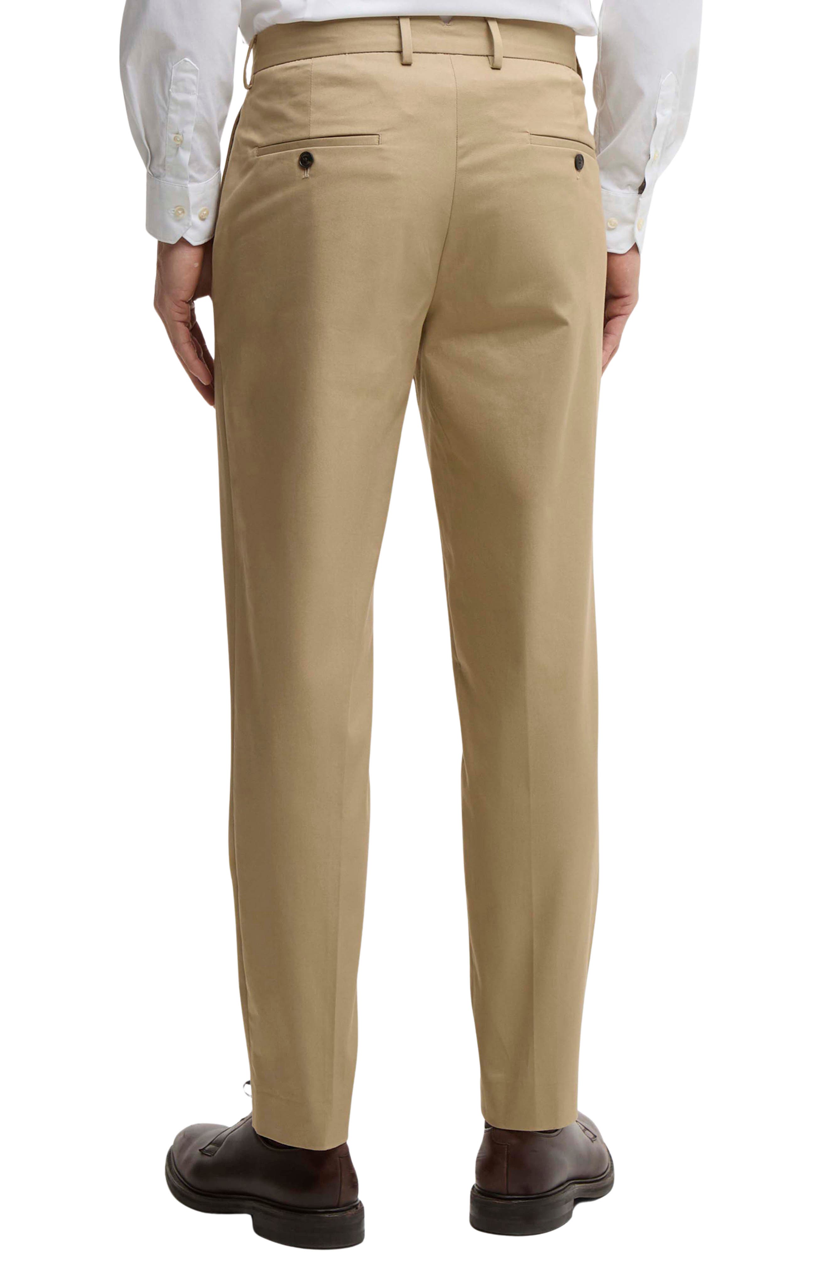 Bellamy Pleated Stretch Cotton Pants - image 2