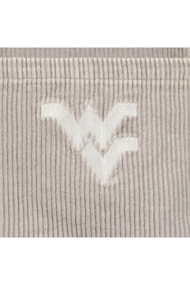 Women's Gameday Couture Gray West Virginia Mountaineers Vintage Wash Corduroy Full-Snap Hooded Shacket, Alternate, color, Gray