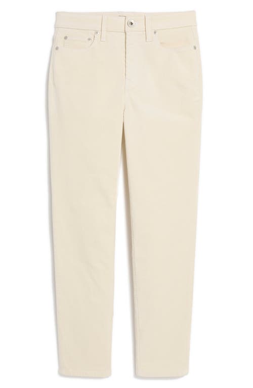 Vineyard Vines Corduroy Ankle Straight Leg Pants In White