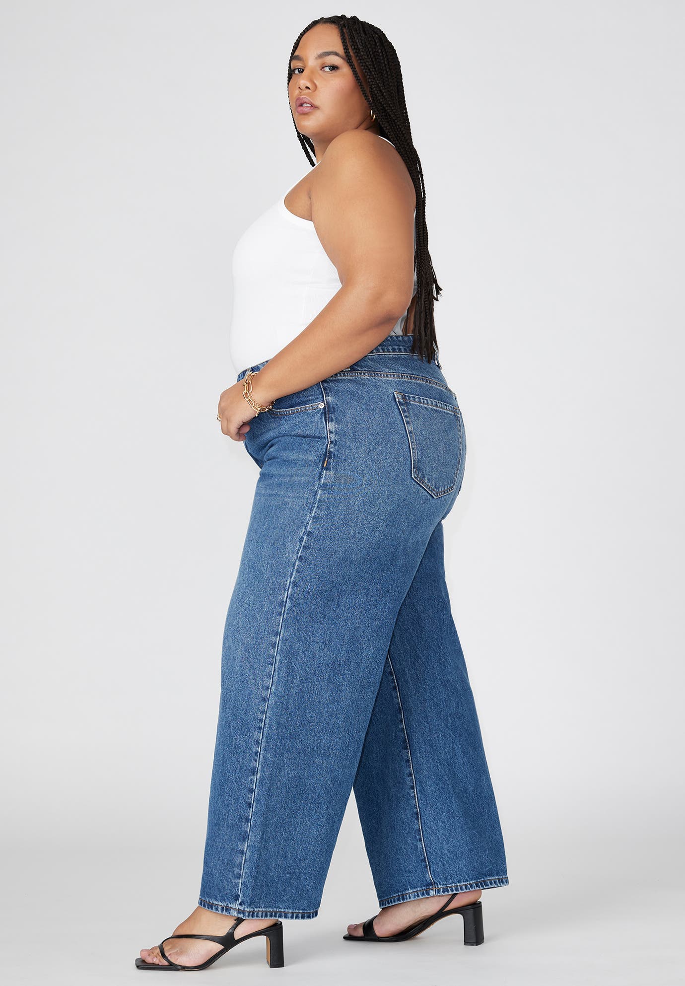 The Yvette Rigid Wide Leg Jean - image 2