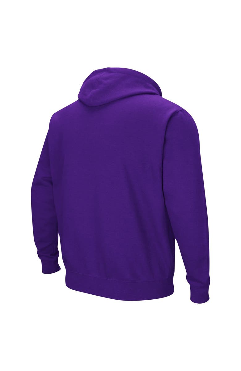 COLOSSEUM Men's Colosseum Purple Clemson Tigers Arch & Logo 3.0 Pullover Hoodie, Alternate, color, Purple