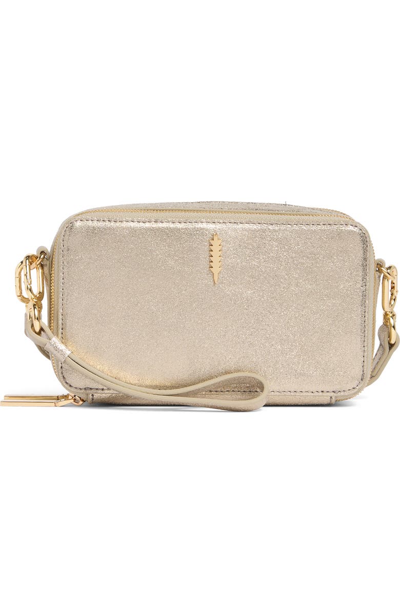 Thacker Ronnie Metallic Crossbody Bag, Main, color,