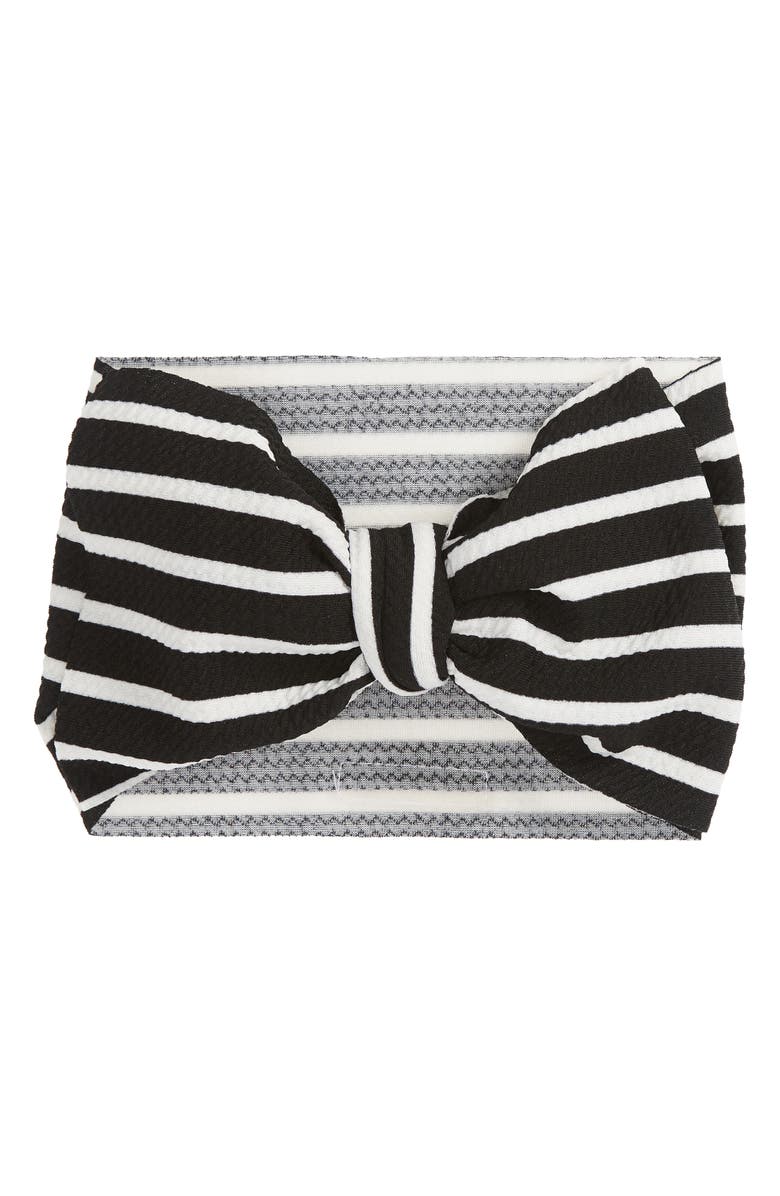 MINI PREP BOUTIQUE Mini Prep Stripes Stretch Head Wrap, Main, color,