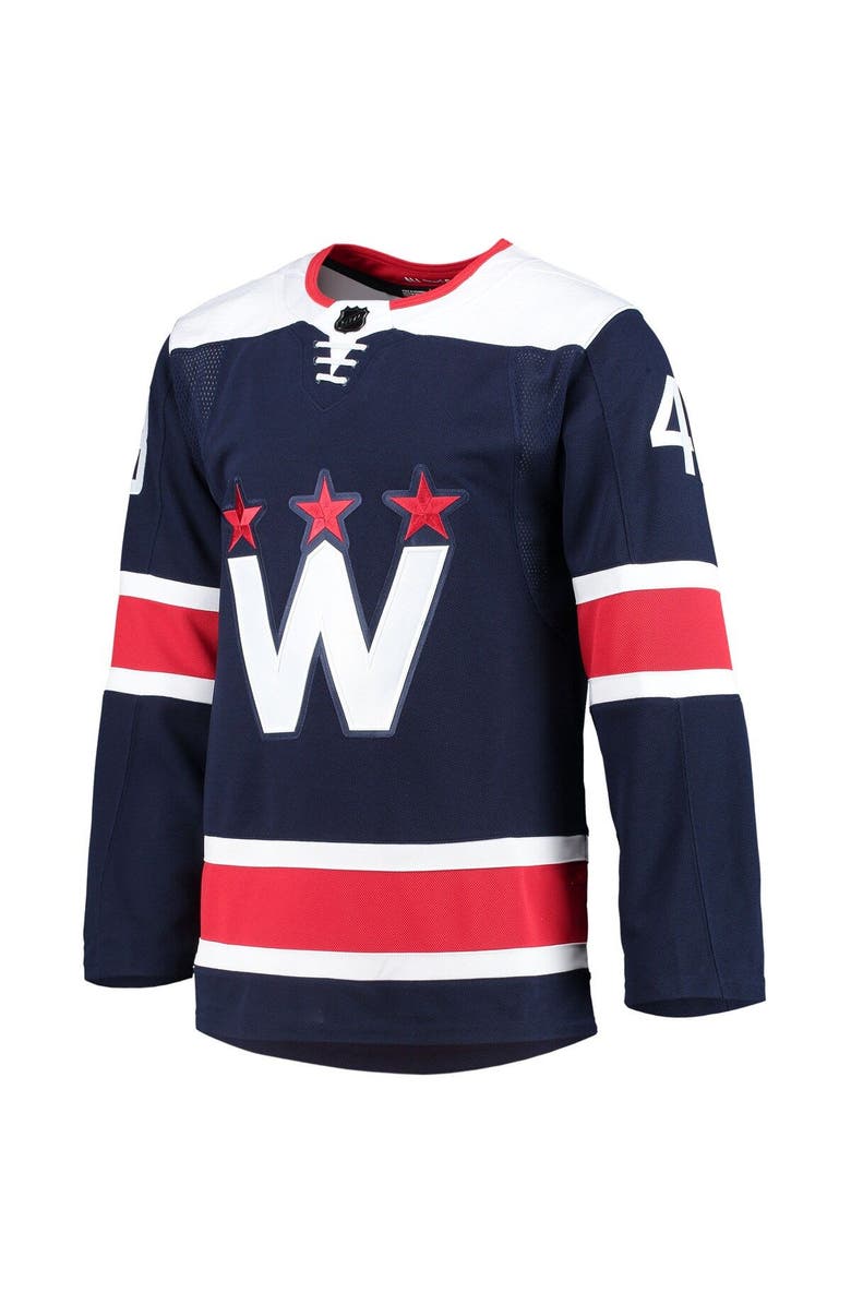 adidas Men's adidas Tom Wilson Navy Washington Capitals Alternate Primegreen Authentic Player Jersey, Alternate, color,