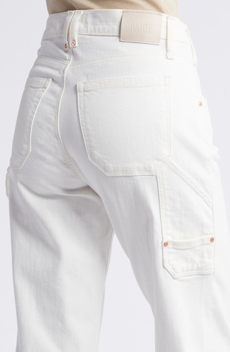 PAIGE Rion Straight Leg Carpenter Jeans, Alternate, color, Tonal Ecru
