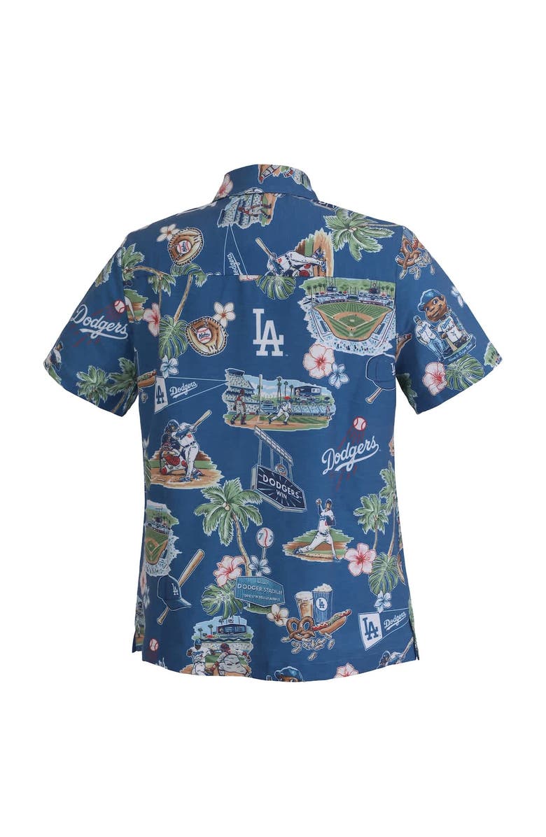 Reyn Spooner Women's Reyn Spooner  Blue Los Angeles Dodgers Scenic Button-Up Top, Alternate, color, Blue