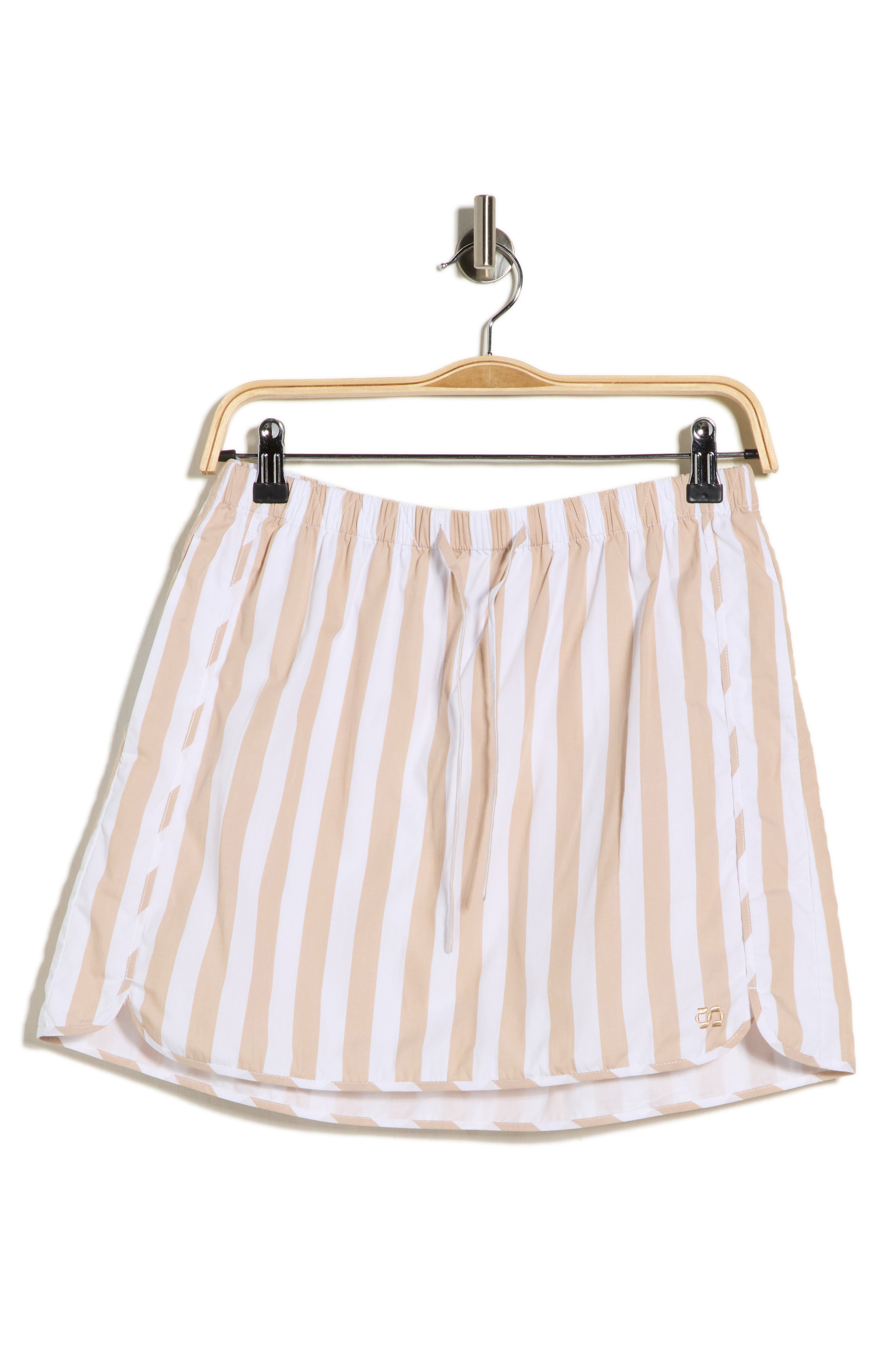 Simkhai Catherine Stripe Boxer Miniskirt