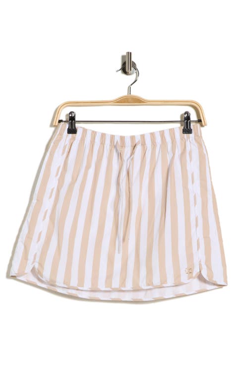 Catherine Stripe Boxer Miniskirt