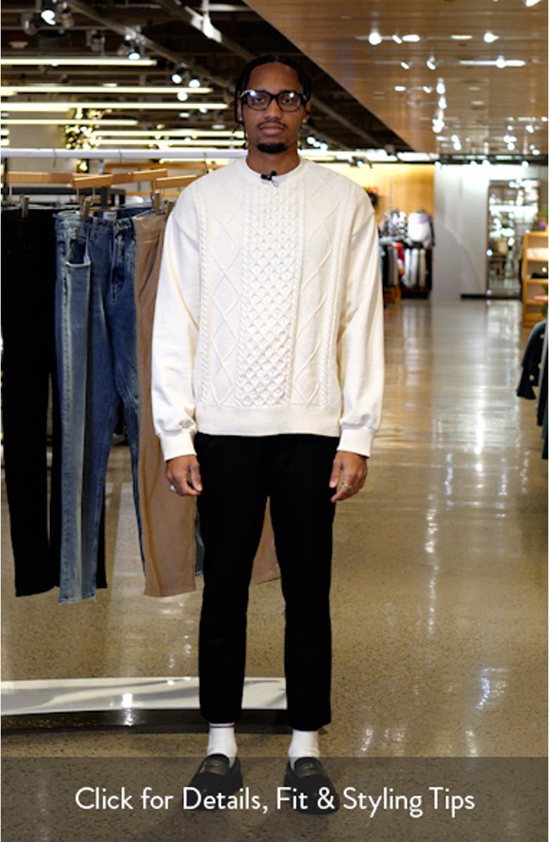 Tridon Mixed Stitch Sweater, sales video thumbnail