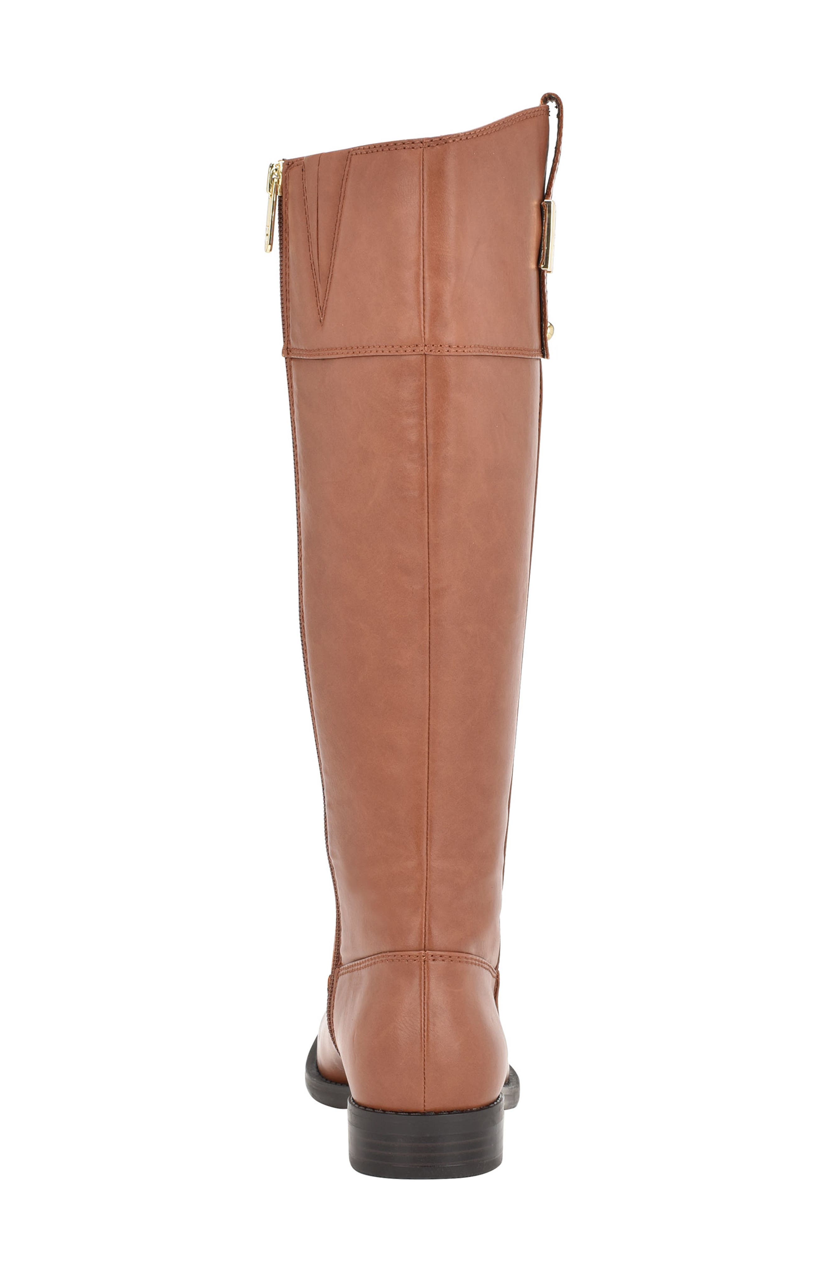 Shyenne Mid Calf Boot, Alternate, color, MEDIUM BROWN LL