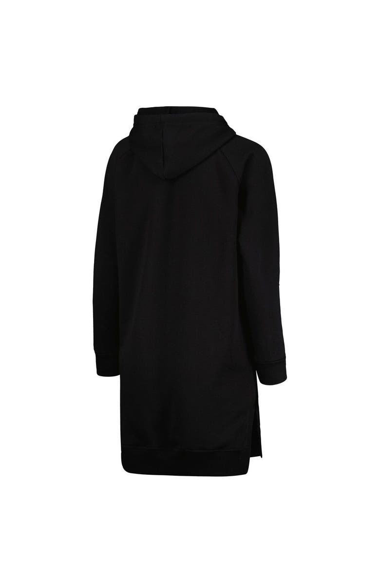 GAMEDAY COUTURE Women's Gameday Couture Black Iowa Hawkeyes Take a Knee Raglan Hooded Sweatshirt Dress, Alternate, color, Black