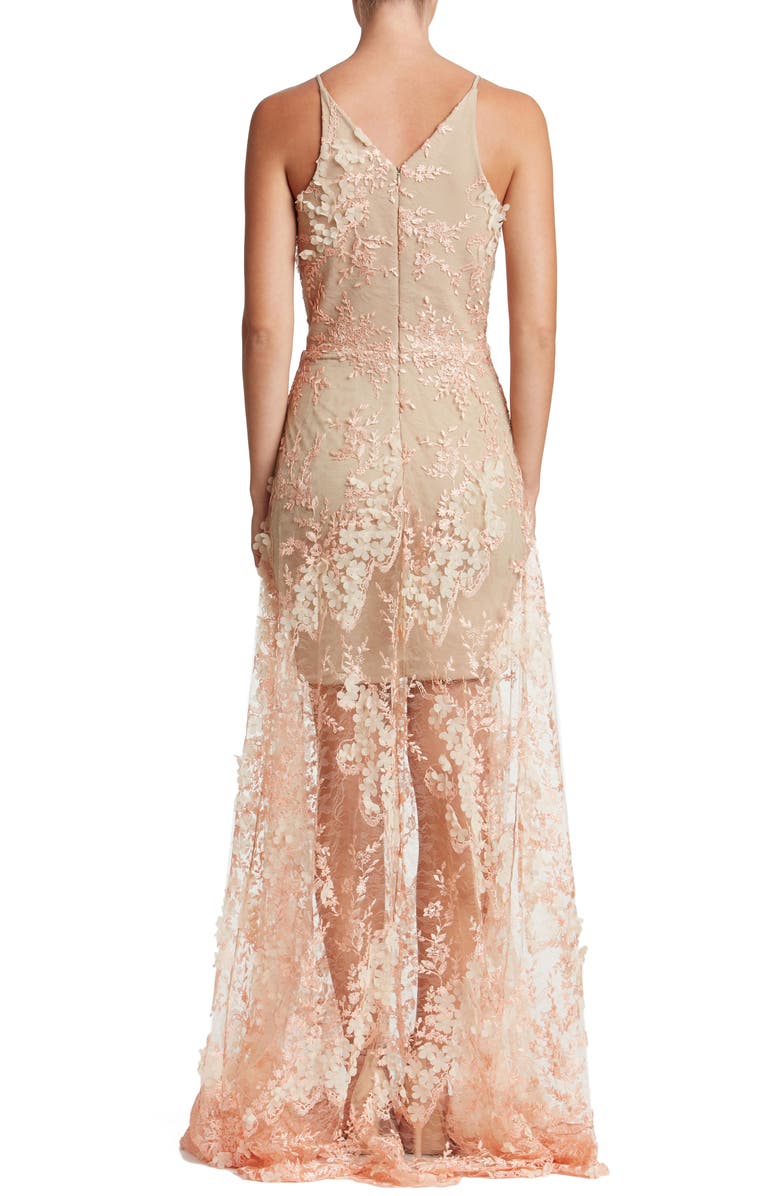 Dress the Population Sidney Lace Gown, Main, color,