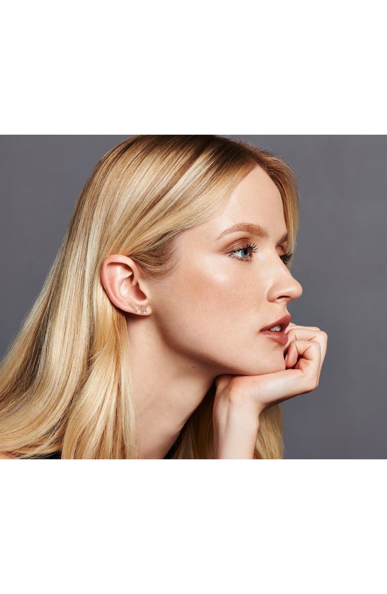 Dana Rebecca Designs Sylvie Rose Diamond Bar Stud Earrings, Alternate, color,