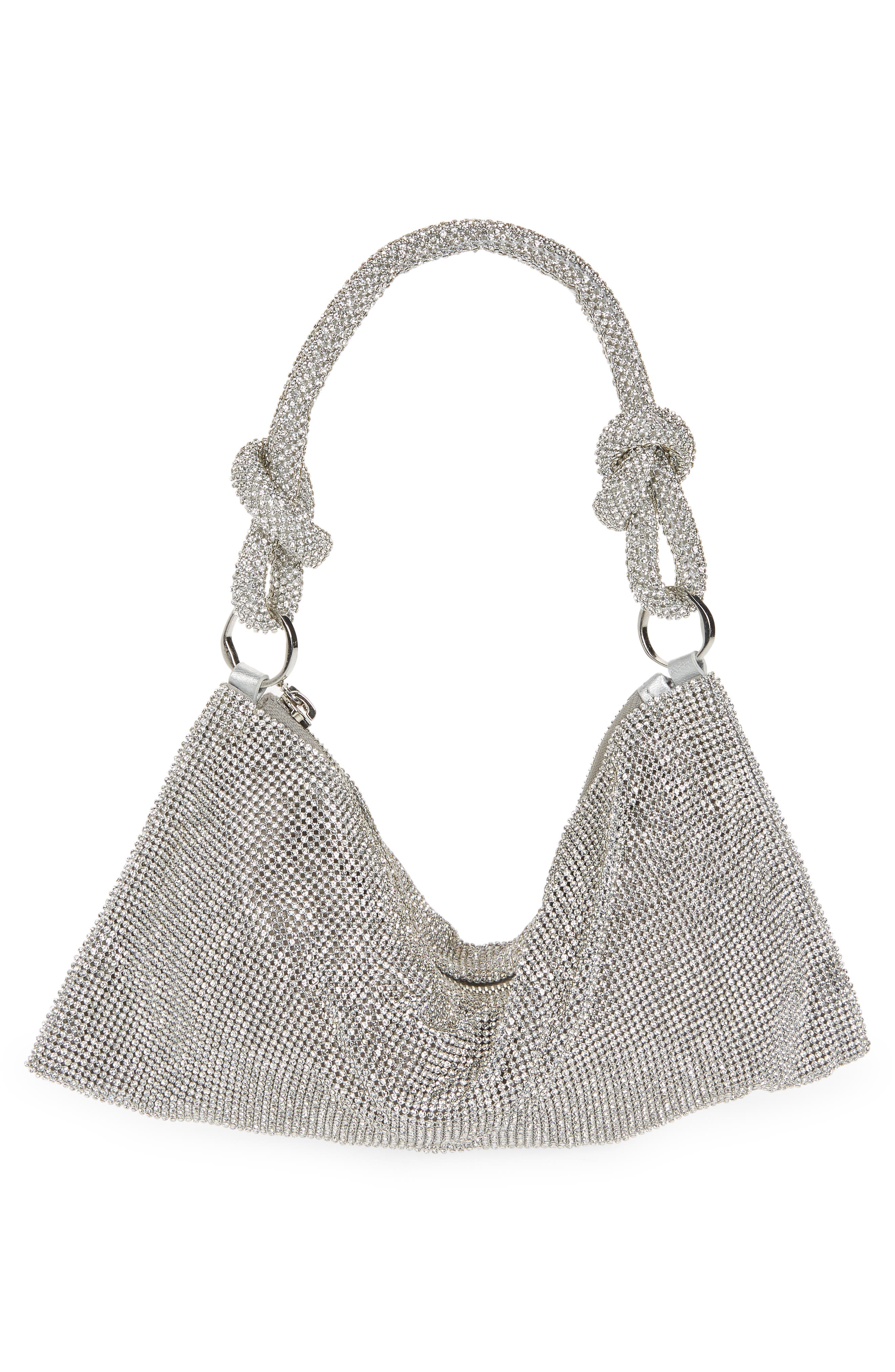 Cult Gaia Hera Nano Rhinestone Shoulder Bag, Alternate, color, 