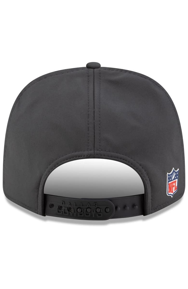 New Era Men
s New Era Charcoal Dallas Cowboys 2025 Sideline Cold Weather Split Panel 9FIFTY Snapback Hat, Alternate, color, Charcoal
