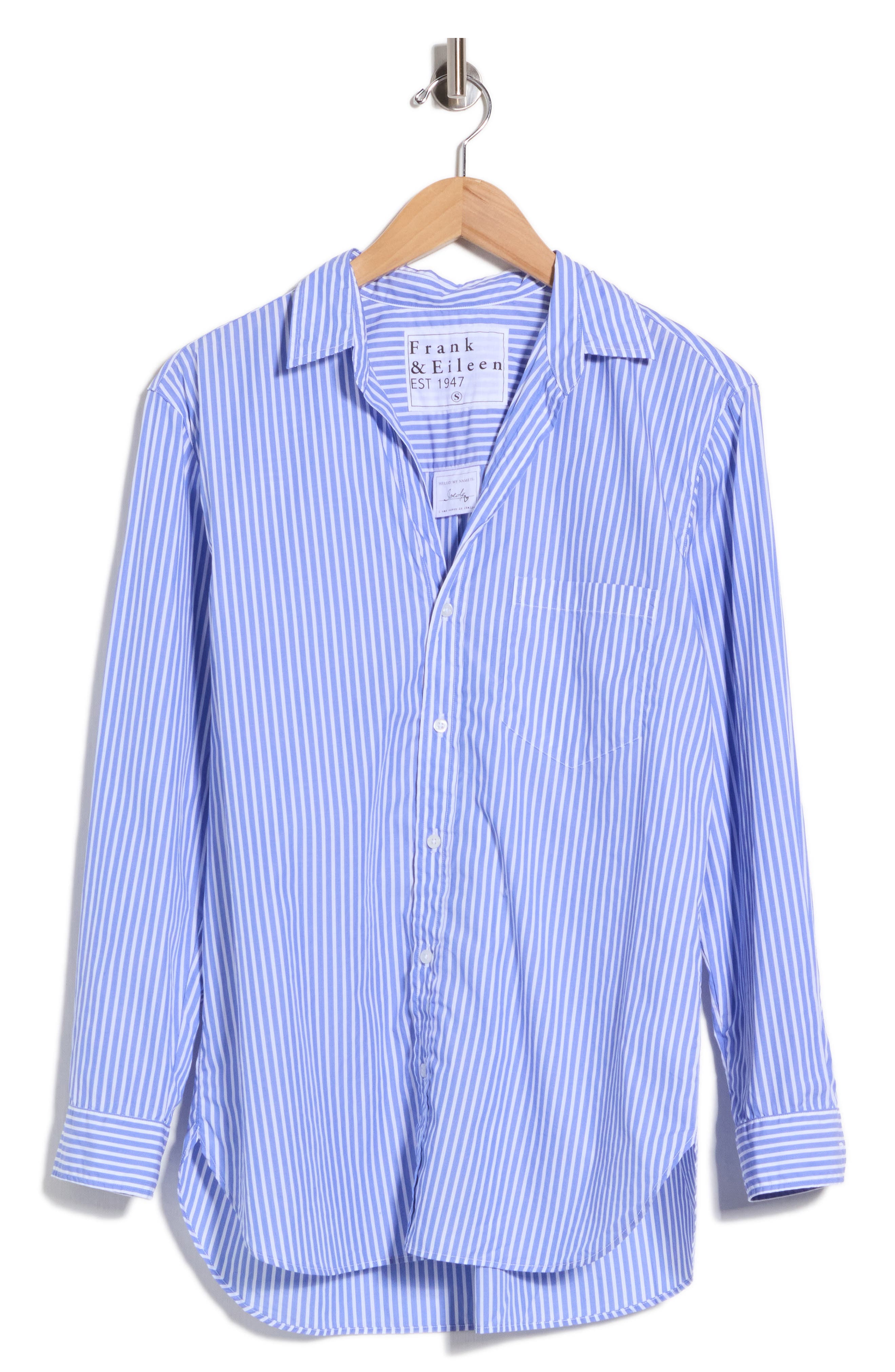 Joedy Striped Cotton Boyfriend Shirt