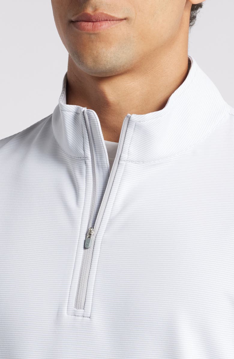 Peter Millar Perth Sugar Stripe Performance Quarter Zip, Alternate, color, 