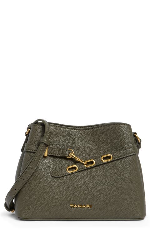 Holden Faux Leather Crossbody Bag