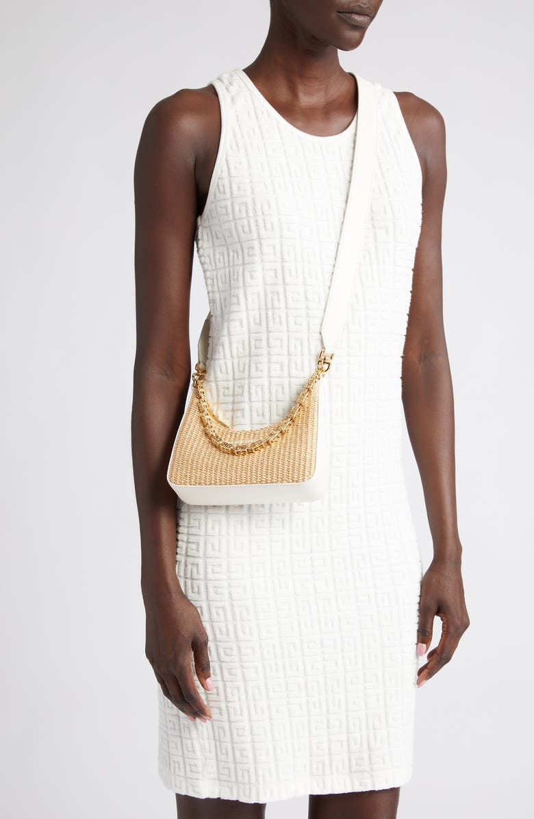 Givenchy Mini Moon Cutout Hobo Bag, Alternate, color,