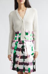 Marni Sequin Logo Cardigan