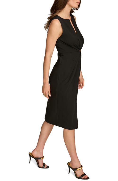 Donna Karan New York Caddy Crepe Midi Dress
