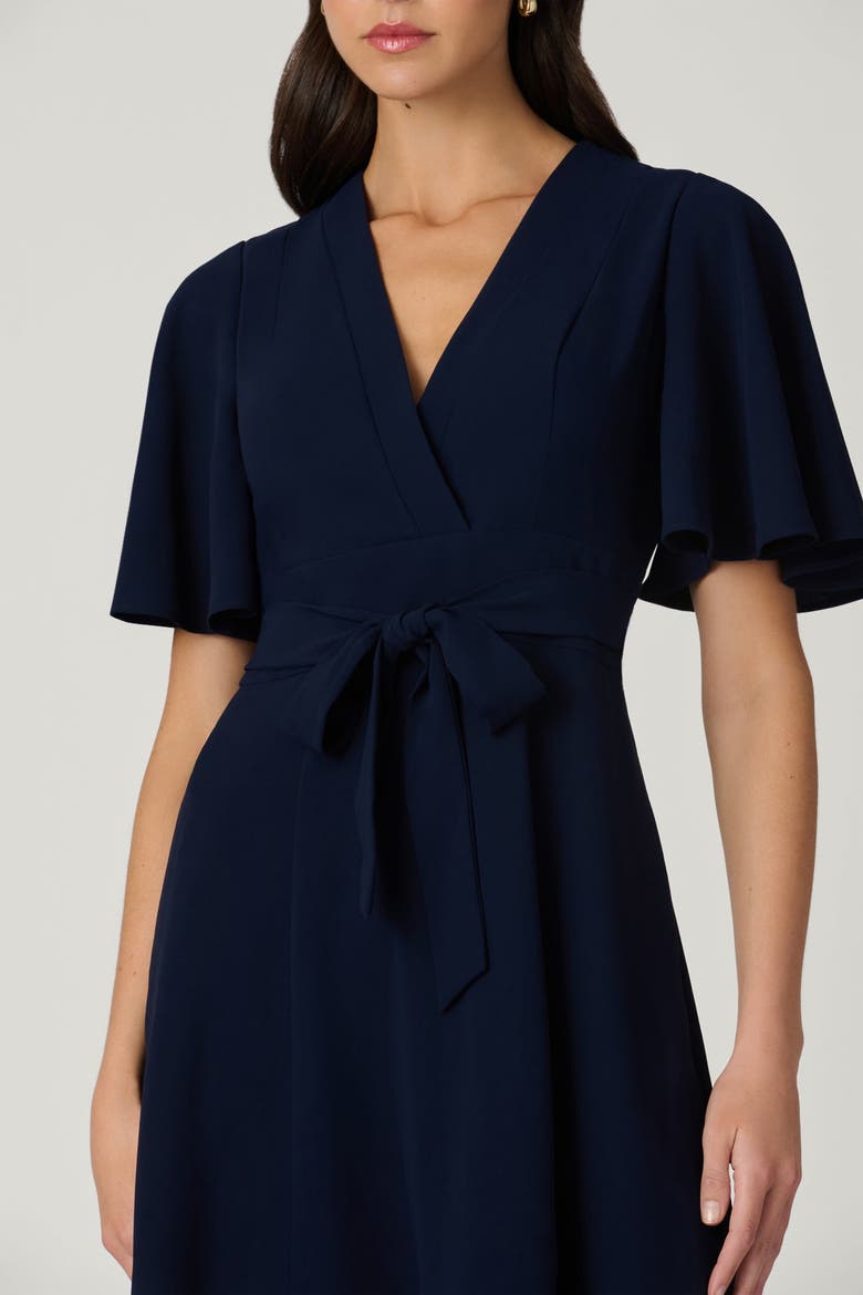 Sophie Crepe Dress, Alternate, color, Navy