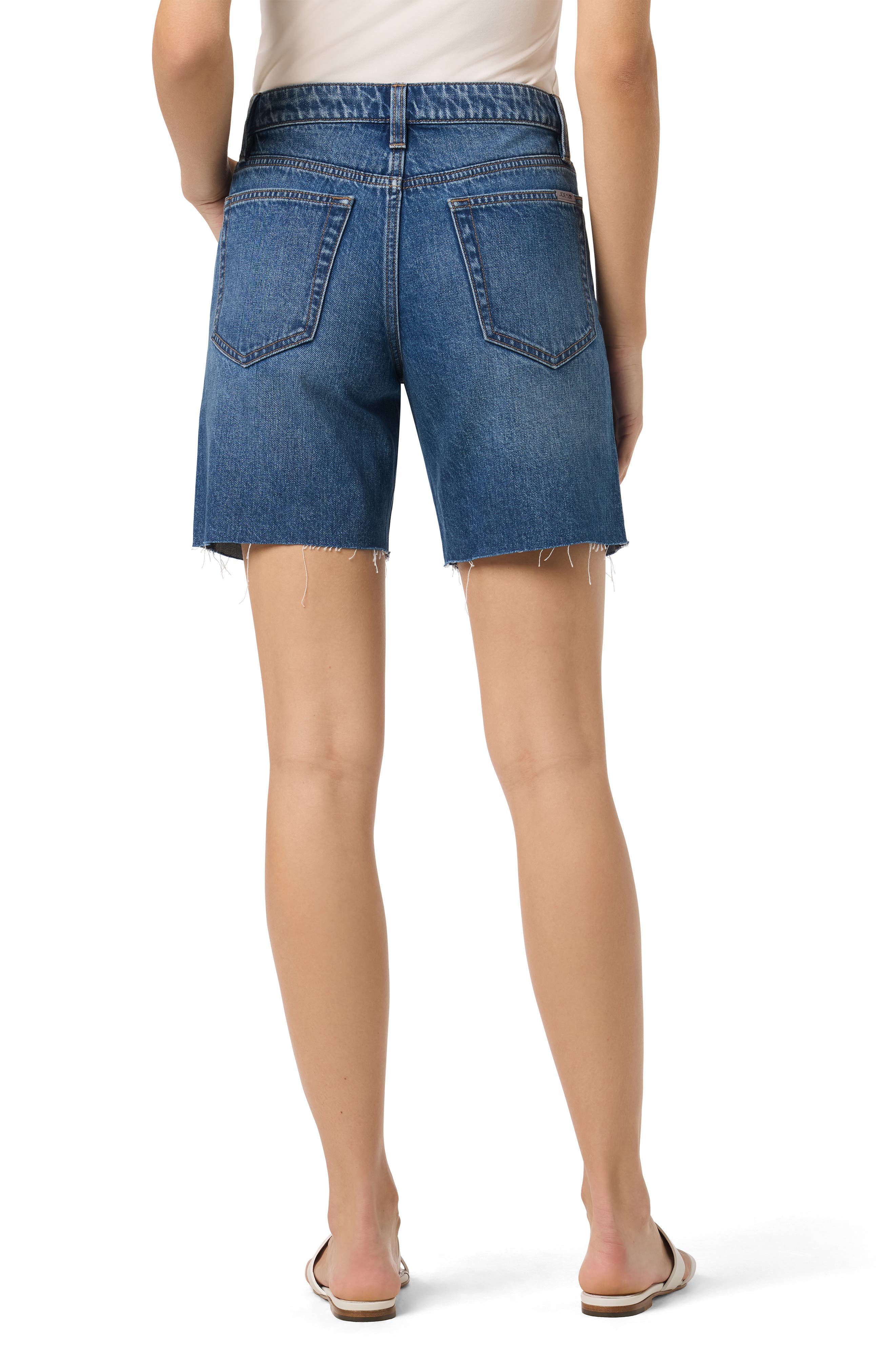 Easy Cutoff Denim Bermuda Shorts - image 2