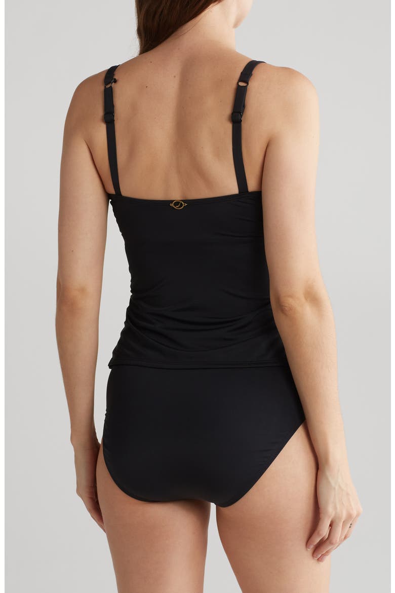 Eden Camikini Two Piece Swimsuit, Alternate, color, BLACK
