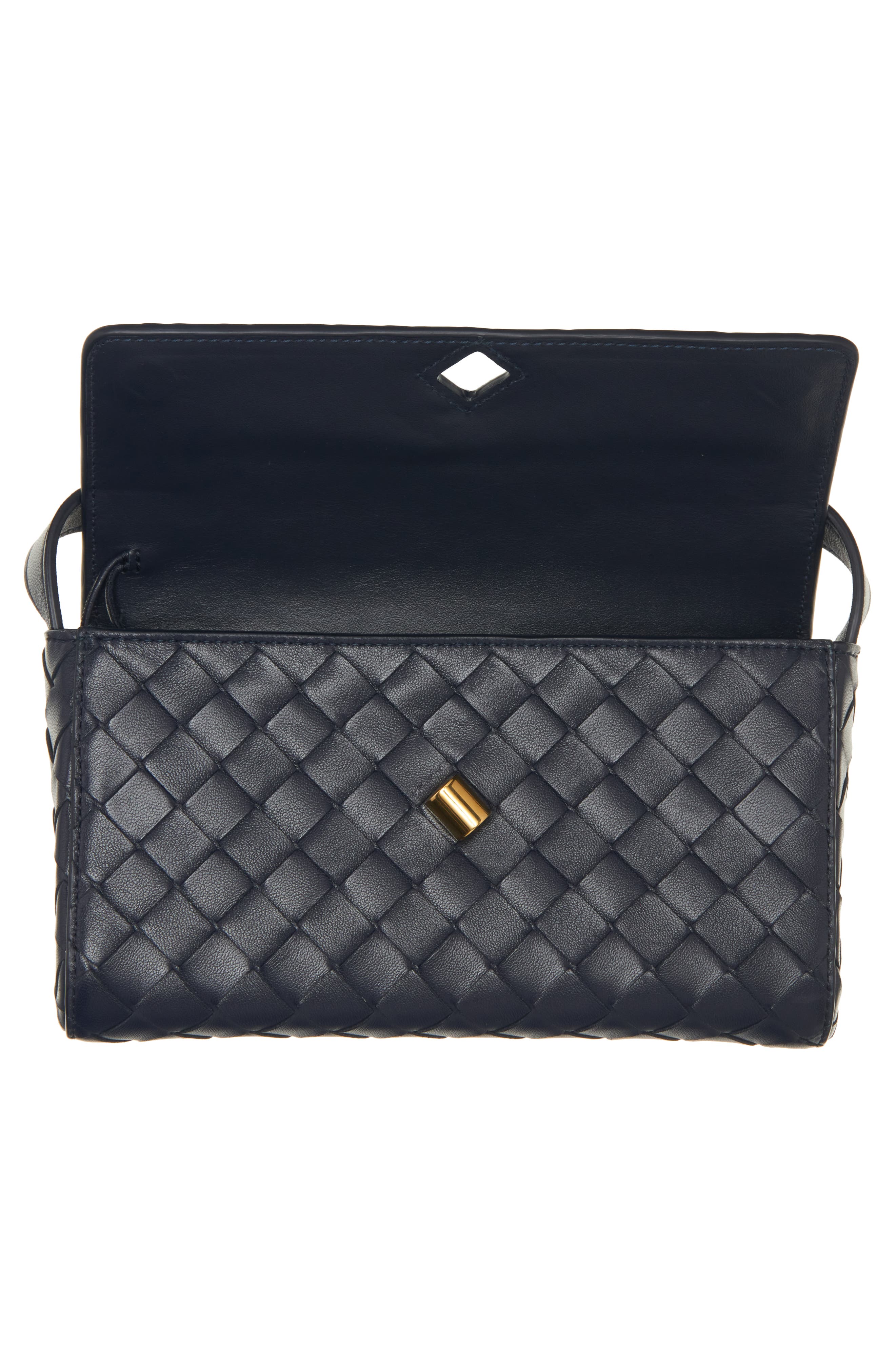 Bottega Veneta Mini Intrecciato Leather Crossbody Bag, Alternate, color, 