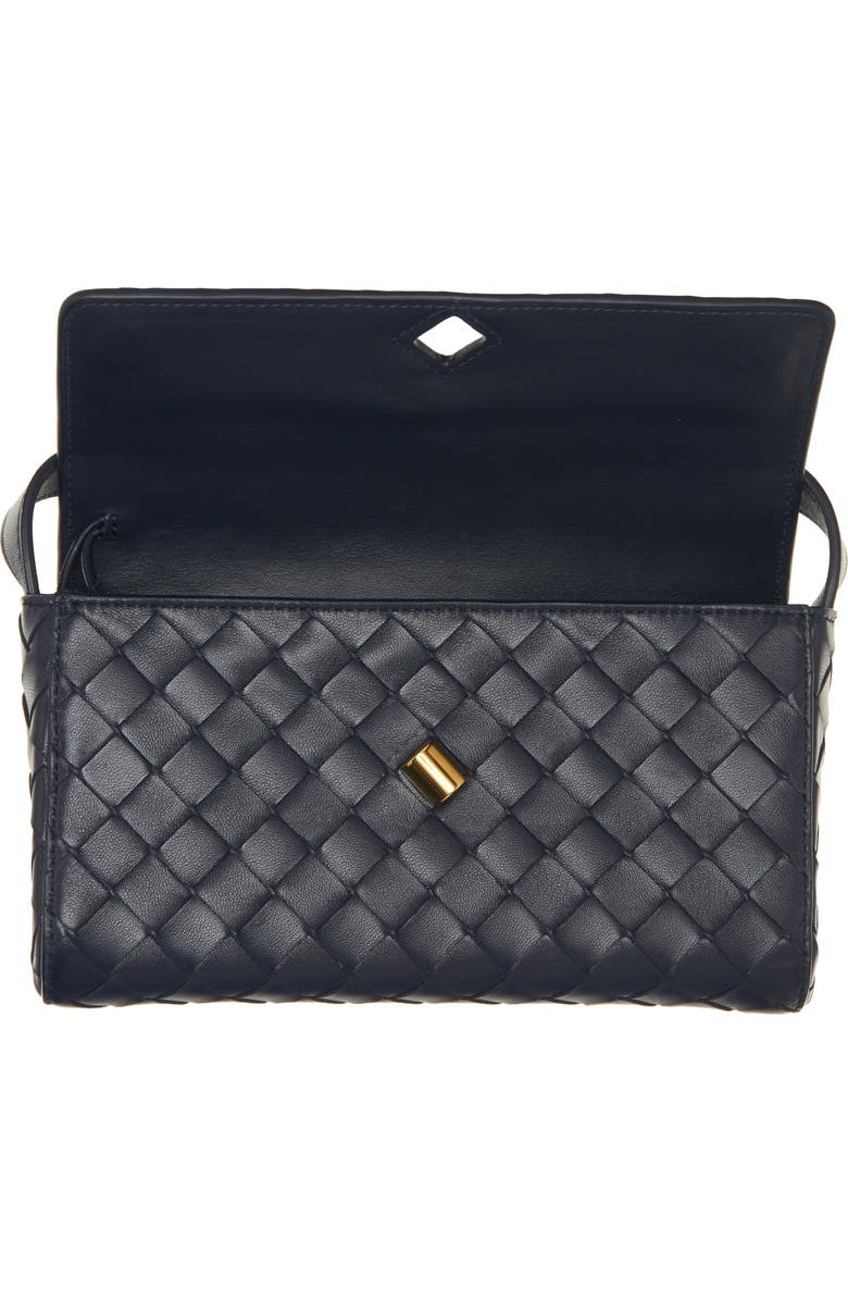 Bottega Veneta Mini Intrecciato Leather Crossbody Bag, Alternate, color,