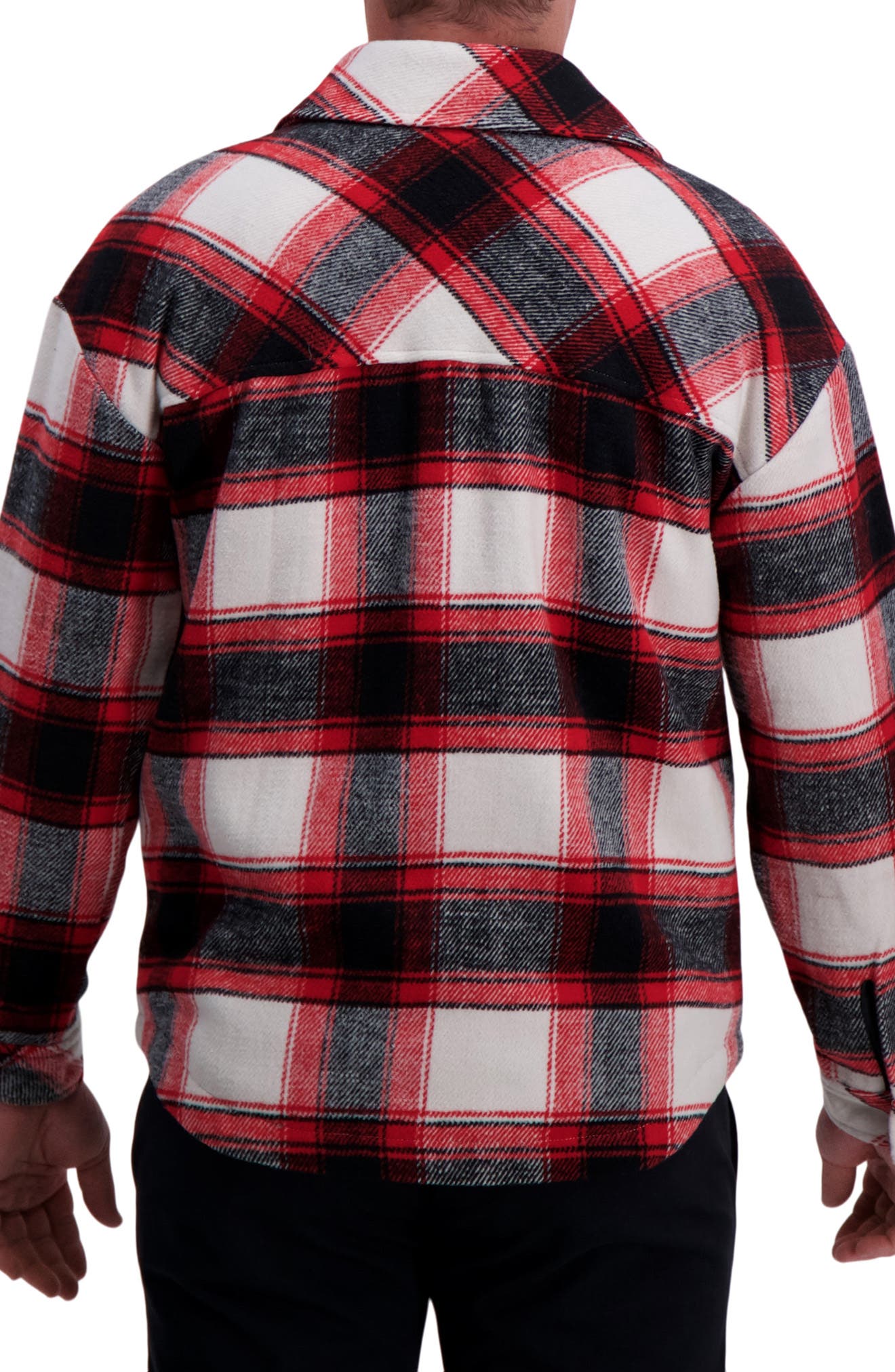 Buffalo Plaid Check Shirt Jacket - image 2