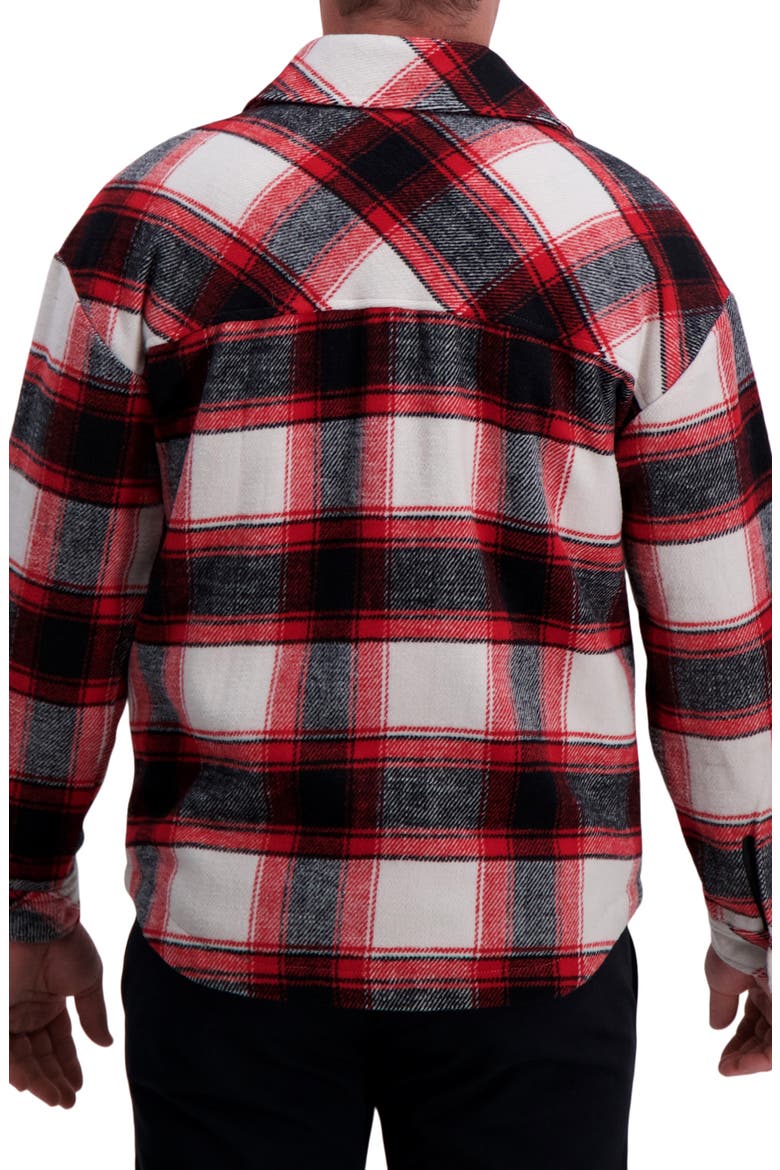 Buffalo Plaid Check Shirt Jacket, Alternate, color, RED