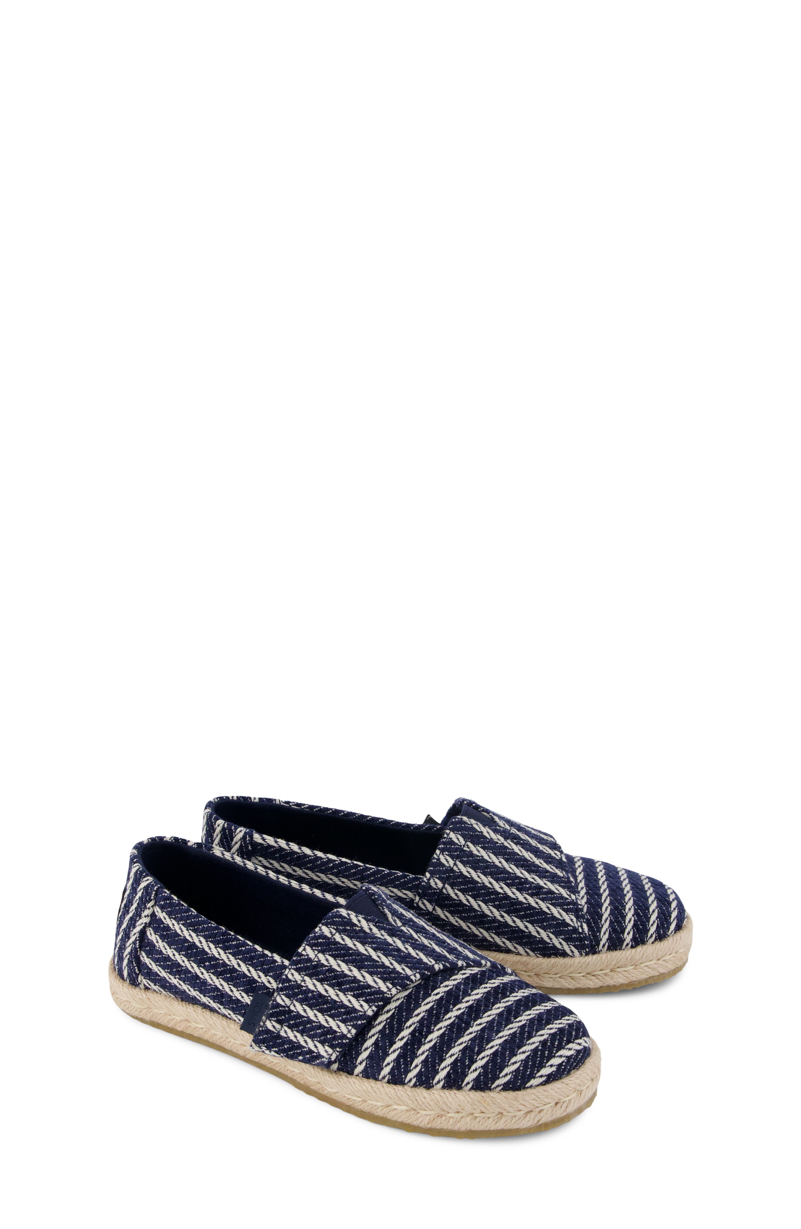 TOMS Kids' Alrope Espadrille, Alternate, color, Navy